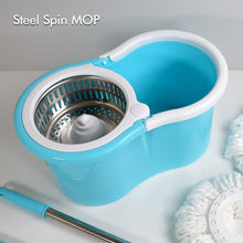 360-degree spin mop with bucket.