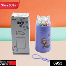 Sparkling 350ml glass cup for kids.