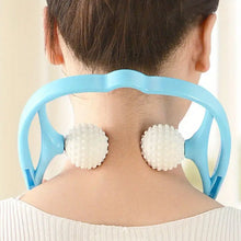 Neck Shoulder Massager, 13.5x7.08in Portable Relieving the Back for Men Relieving the Waist Women, Gym Equipment