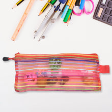 Transparent Zippered Nylon Mesh Multi Purpose Pouch / Purse