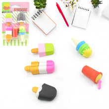 Mini Eraser Set for Kids (5 Pieces) - Fun Designs, Party Favors, School Prizes