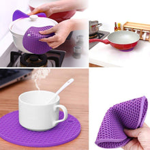 Heat-proof silicone mat for countertop protection