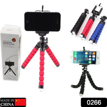 Portable Mini Octopus Tripod Stand with Phone Holder for Live Selfie, Mobile Phone Portable and Adjustable Stand