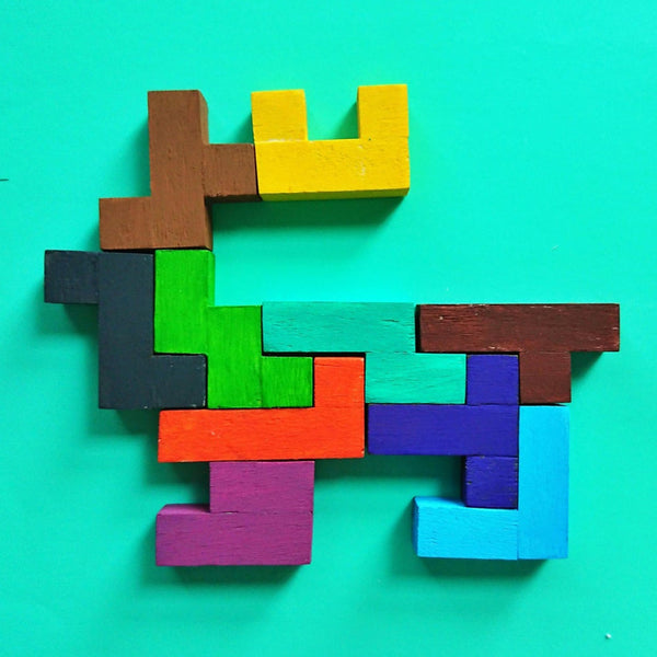 Wooden mind game designed for kids, featuring colorful and engaging gameplay.