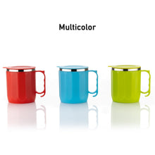 250ML Stainless Steel Mug: Insulated, Leakproof Lid, Hot/Cold Drinks (Mix Color)