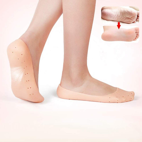 Anti Crack silicone Gel Foot Protector Moisturizing Socks