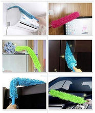 Foldable fan cleaner for dust removal