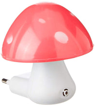 Multicolor automatic mushroom night light.