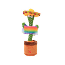 Cactus toy that dances and plays songs for children