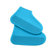 Foldable and waterproof shoe covers with anti-skid feature