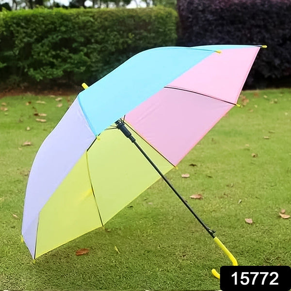 GustBuster Multi-Color J-Shaped Umbrella