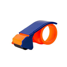 Packing tape dispenser with ergonomic handle